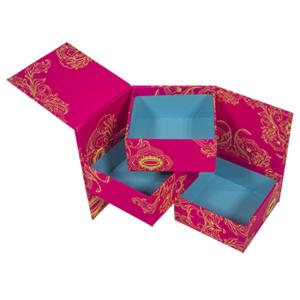 China Rotatable Craft Rigid Food Gift Box Packaging CMYK Color Printing wholesale