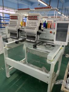 China Two head 6/9/12/15 needles embroidery machine for flat cap t-shirt embroidery wholesale