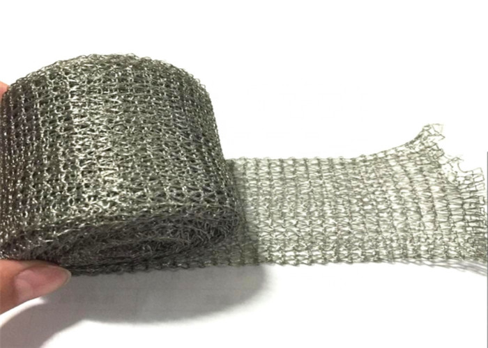 Gas Liquid Separator 2mmx4mm Brass Wire Cloth Distillation Copper Wire Knitted