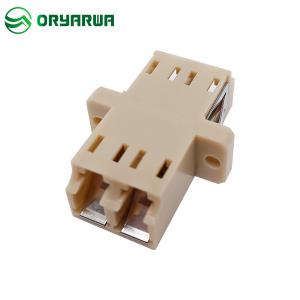 China Duplex LC To LC Fiber Optic Adapter With Shutter wholesale