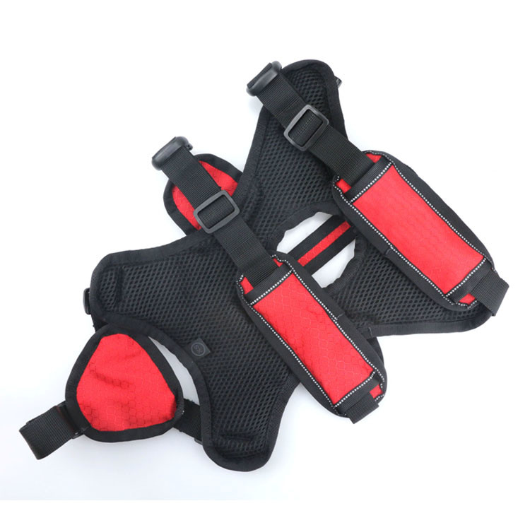 Tactical Chest Tightening Dog Harness Reflective No Pulling Front Clip