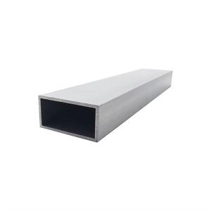 China Rectangle Slotted Extrusion Aluminum Profiles Section Tube wholesale