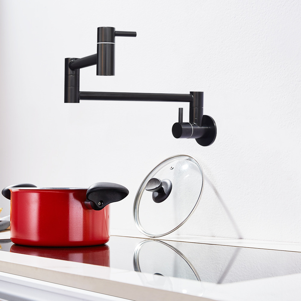 Folding Full Solid Steel 304/316 Material Kitchen Sink Faucet Universal Swive Kitchen Pot Filler