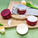 PET Plastic Cream Jars Clear Luxury Frosted Vacuum Cream Jar