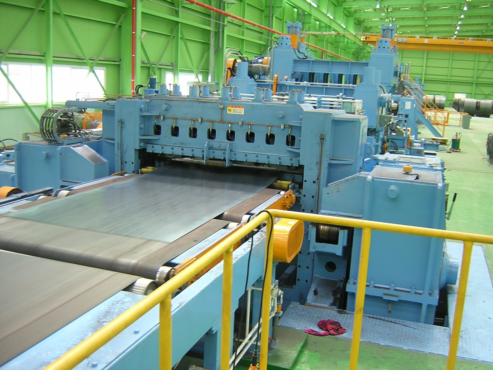 Stainless Steel Coil Uncoiling Leveling Shearing Stacking Line with Video Inspection