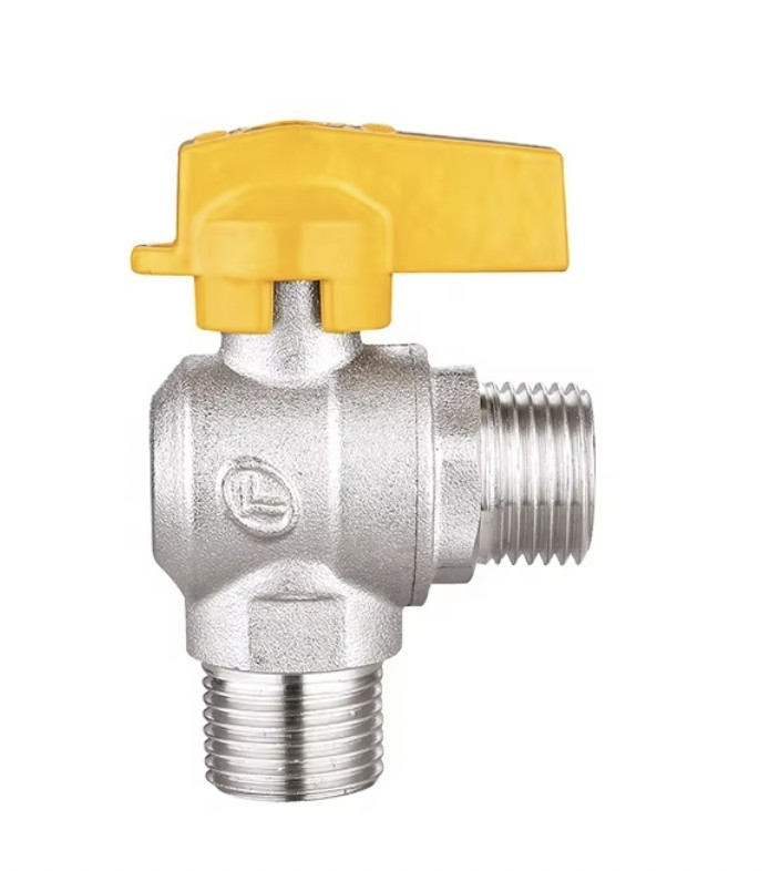 Male And Female Threaded Brass Gas Ball Valve M1/2" X F3/4" Male X Female HPB57-3 Max 8 Bar