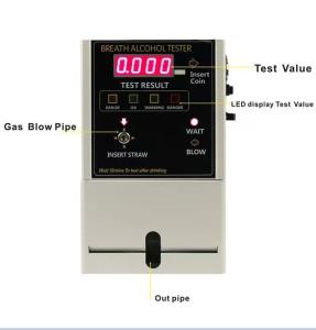 China High Accuracy At319 Coin Operated Breath Alcohol Tester Ce Approved wholesale