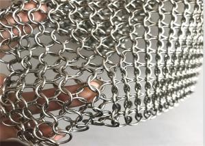 China Length 10m Flexible Architectural Stainless Steel Ring Mesh Anti Cut wholesale