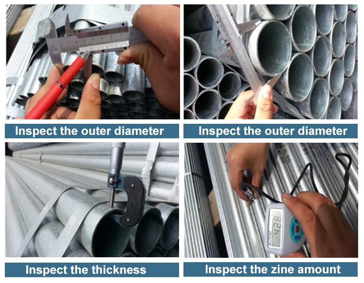 Outside Diameter 28mm Galvanized Steel Pipe ASTM A572 For Scaffolding Materials
