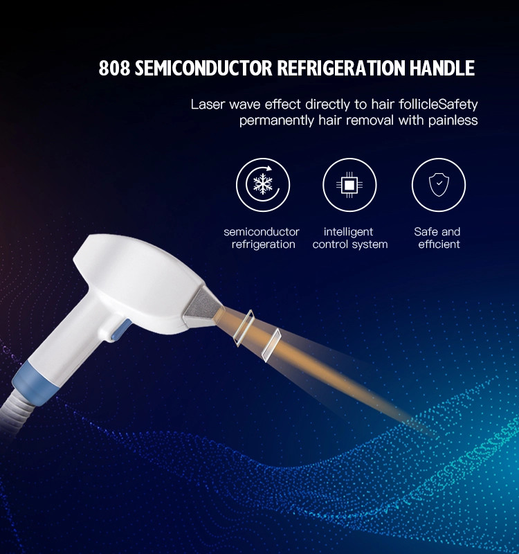 OEM CE Approved Diode Laser Hair Removal Machine 10.4 Inch Touch Screen