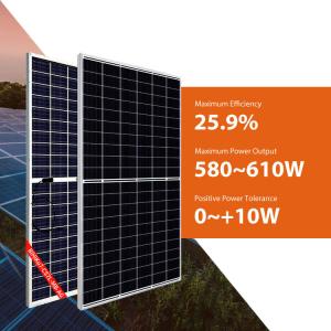 China 580W 585W Canadian 600 Watt Solar Panel 605W 610W Warehouse Roof Mounted Solar Panels wholesale