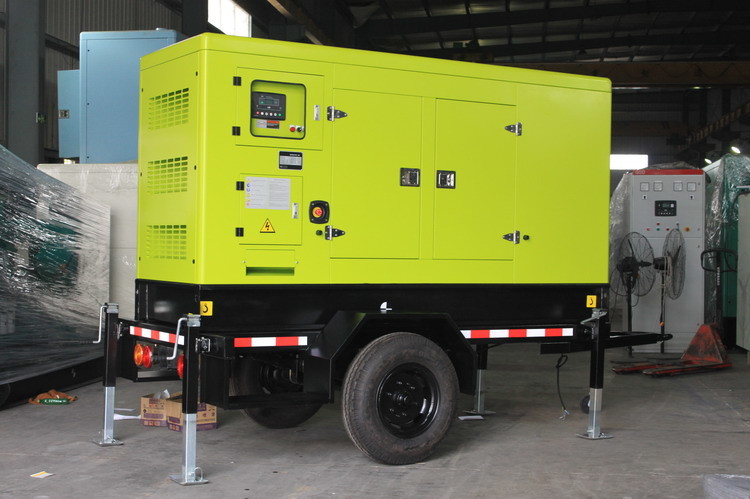100 Kva 106KW Water Cooled Portable Generator Cummins 150kw Diesel Generator