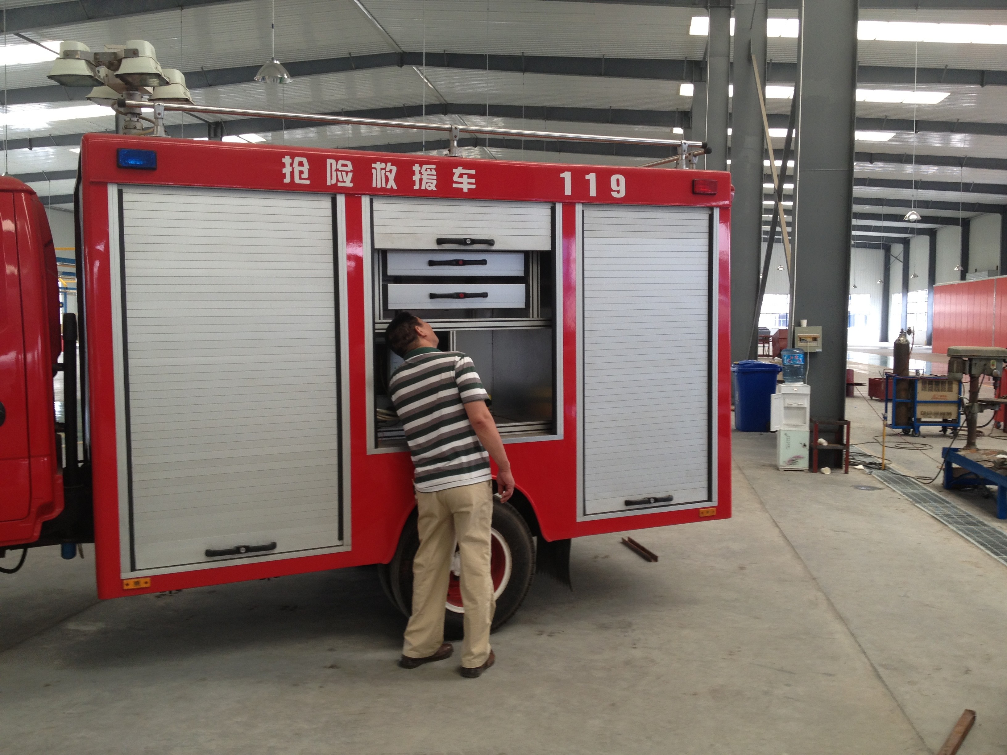 Fire Proofing Equipment Aluminum Rolling Shutter for Emergency Rescue Truck