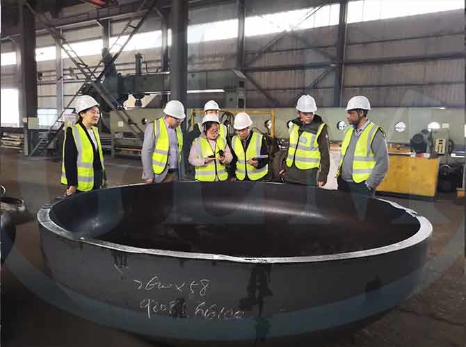 Steel Welded Flat Bottom Head Pipe Cap 1220mm Diameter 20mm Thick ISO 9001
