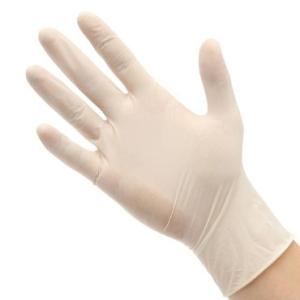 China Abrasion Resistant White Disposable Nitrile Hand Gloves wholesale
