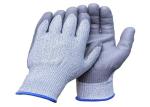 Waterproof PU Coated Gloves , Level 5 Industrial Cut Resistant Gloves