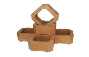 China Shaped Refractory Fire Magnesia Brick , Industrial Furnace Checker Bricks wholesale