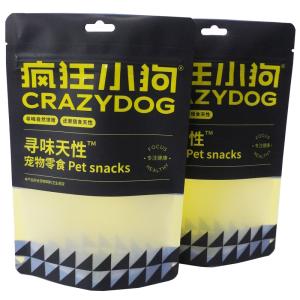 China Moisture Proof Top Quality Aluminum Layer Dog / Cats / Pets Treats Packing Back Up Pouches wholesale