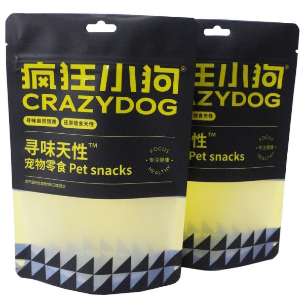 Moisture Proof Top Quality Aluminum Layer Dog / Cats / Pets Treats Packing Back