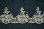 Embroidery Tulle Lace Border Beautiful Cord Lace Trimming For Wedding Dress