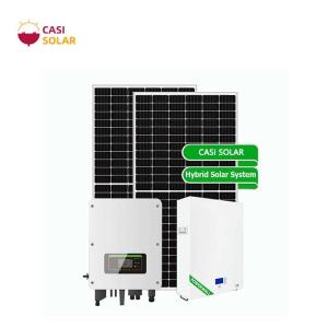 China 10000W Hybrid Solar Power System TUV Home Solar Power Battery wholesale
