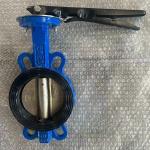 PN16 Class150 Ductile Iron Body Handle Wafer Butterfly Valve For Water Oil Gas