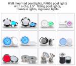 OEM 42W Inground Swimming Pool Lights , 220V Inground Pool Lights LED Color