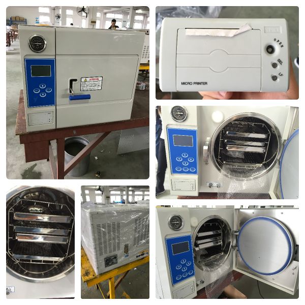 LCD Screen Table Top Autoclave Sterilizer Touch Button Control Bench Top Steam Sterilizer