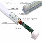 T8 LED Tube Outdoor 1200mm 1500mm 18W T8 LED Tube Light V Shape T8 Integrated