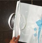 Reusable Hard Plastic Handle Bag With Reinforced Paper Card