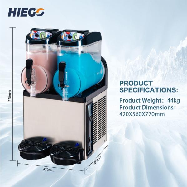 Quality 24l Slushie Puppy Machine 12L Regular Treble Margarita Daiquiri Machine for sale