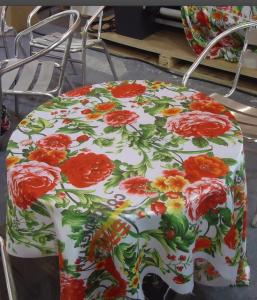 China Coated Polyester Satin Digital Printing Fabric For Tablecloth Making wholesale