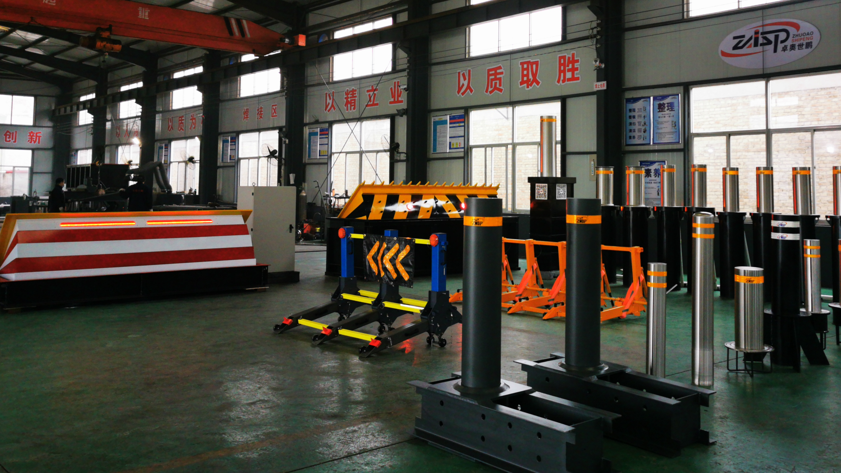 High Performance Hydraulic Road Blocker For Access Control With A3 Steel