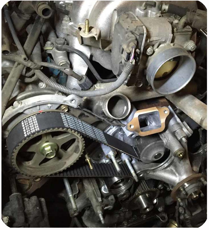CR Glass Fiber Fabric Rubber Industry Engine Timing Belts ISO/TS16949 Certified