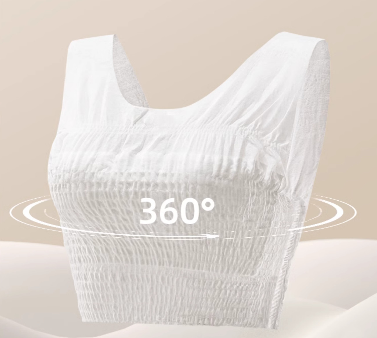 Wearable Disposable Breastfeeding Bra Super Absorbency Keep Dry Fully Anti-Leaking Day And Night