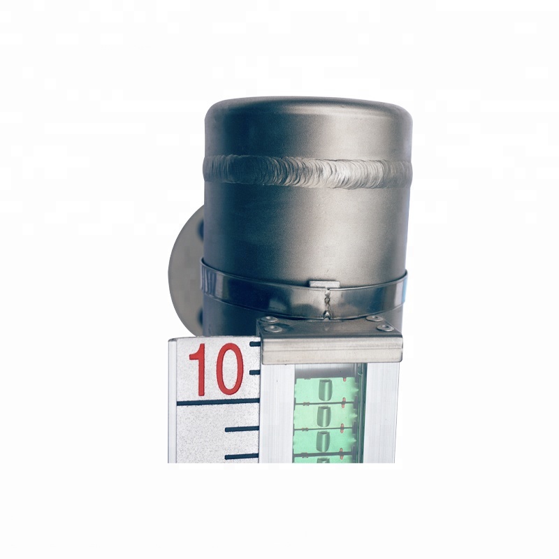 4~20mADC Output Magnetic Flapper Level Gauge With Level Limit Switch