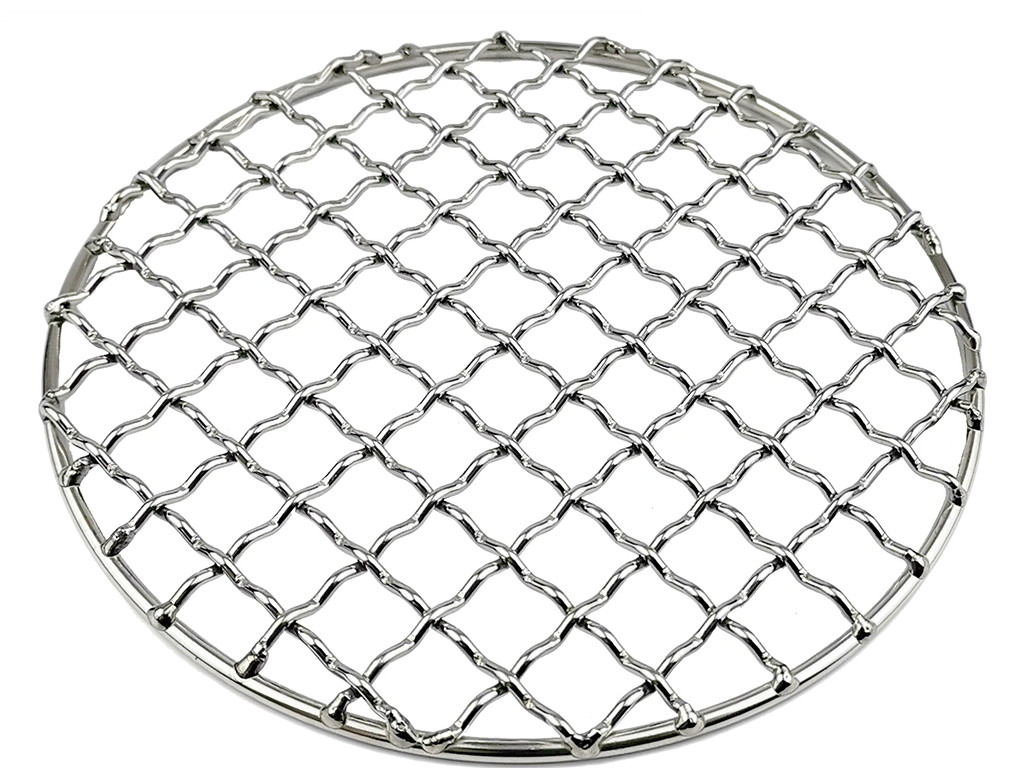 Rectangular Bbq Woven Crimped Wire Mesh 430 Stainless Steel