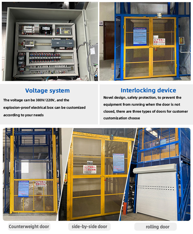 500kg-20000kg Industrial Freight Elevator Hydraulic Cargo Lift Elevator