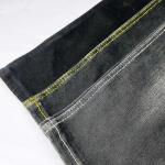 Heavy Thick Brushed Woven Grey Denim Fabric Winter Design 178CM