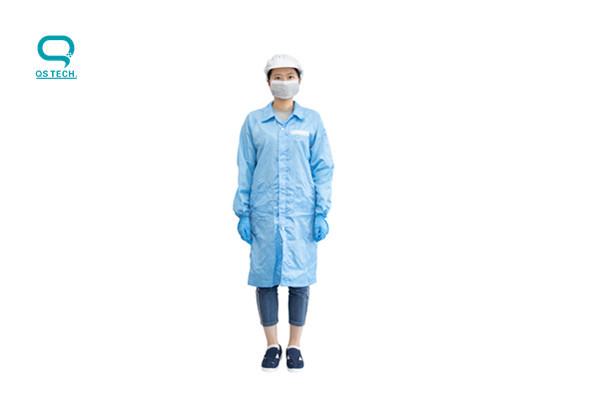 0.5 strip White Cleanroom Coverall Anti Static Work wear Clothing