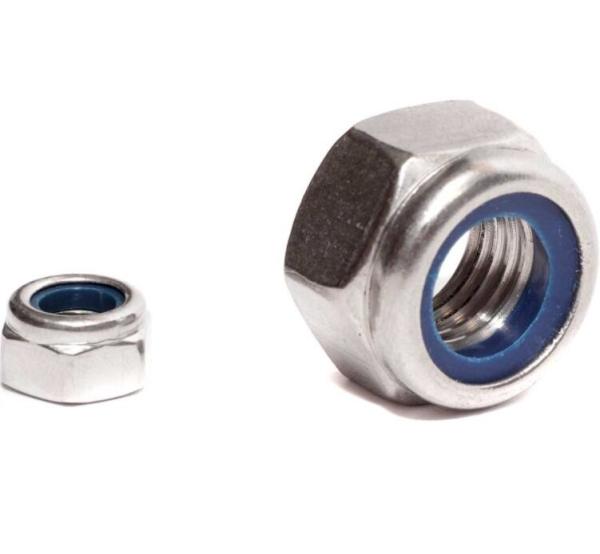 A2-70/A4-80/304/316 Stainless Material DIN985 Prevailing Torque Type Hexagon