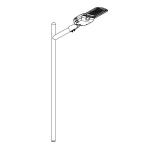 300W modern classic street lighting Garden Road Tunnel 160lm/W smart street