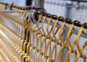 China Restaurant Cladding Spiral Wire Mesh 15mm 316 Stainless Steel wholesale