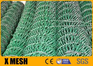 China Roll Of Green Vinyl Coated Chain Link Fence ASTM F668 wholesale