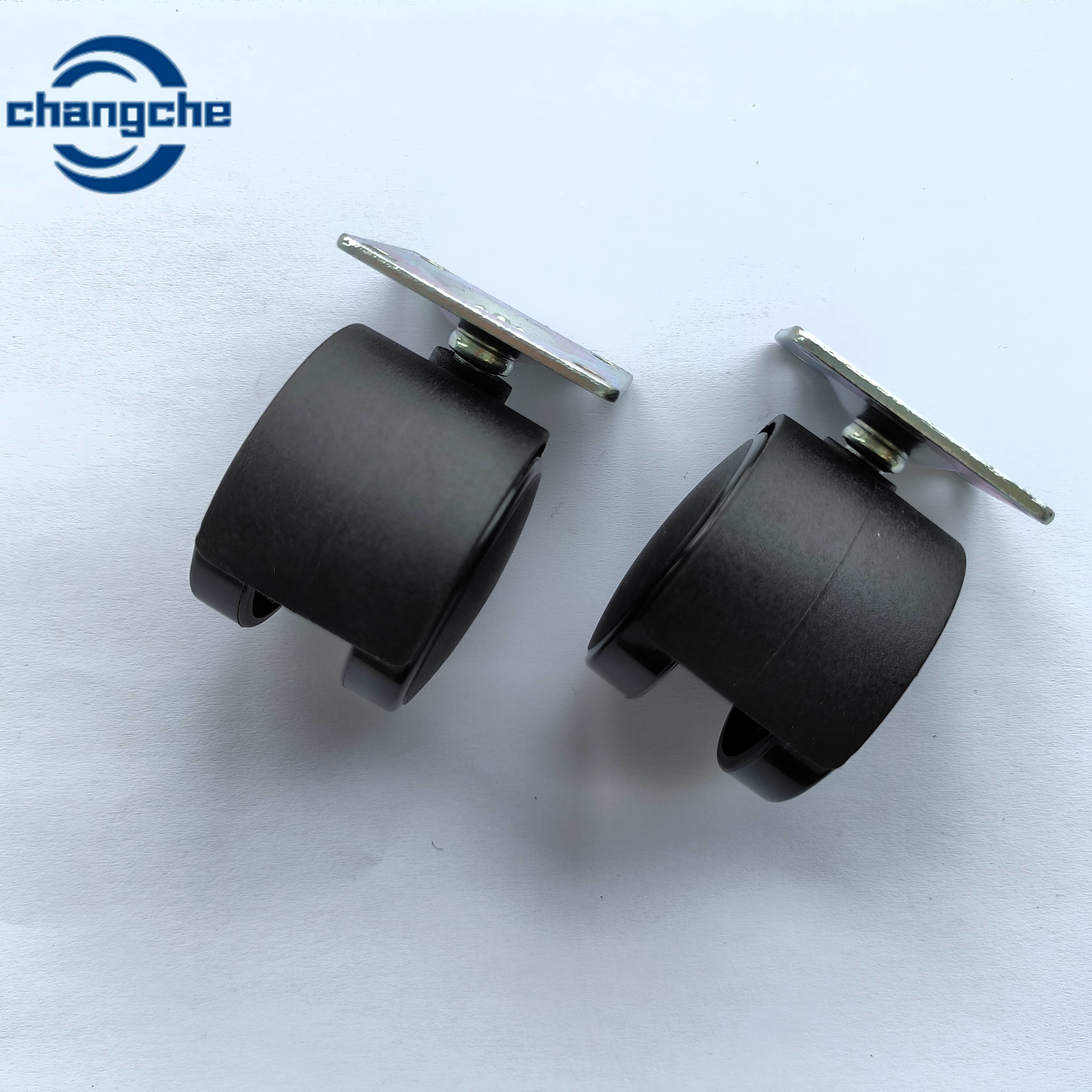 Furniture Mobility Wheels With Mounting Plate Hole 5mm For Furniture Accessories Trolley
