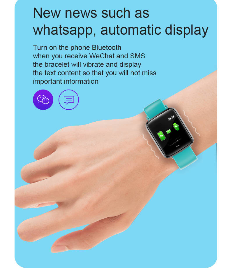 1.3in NFC Sport Smart Watch Multiple Motion Mode 180mAh Dual PPG