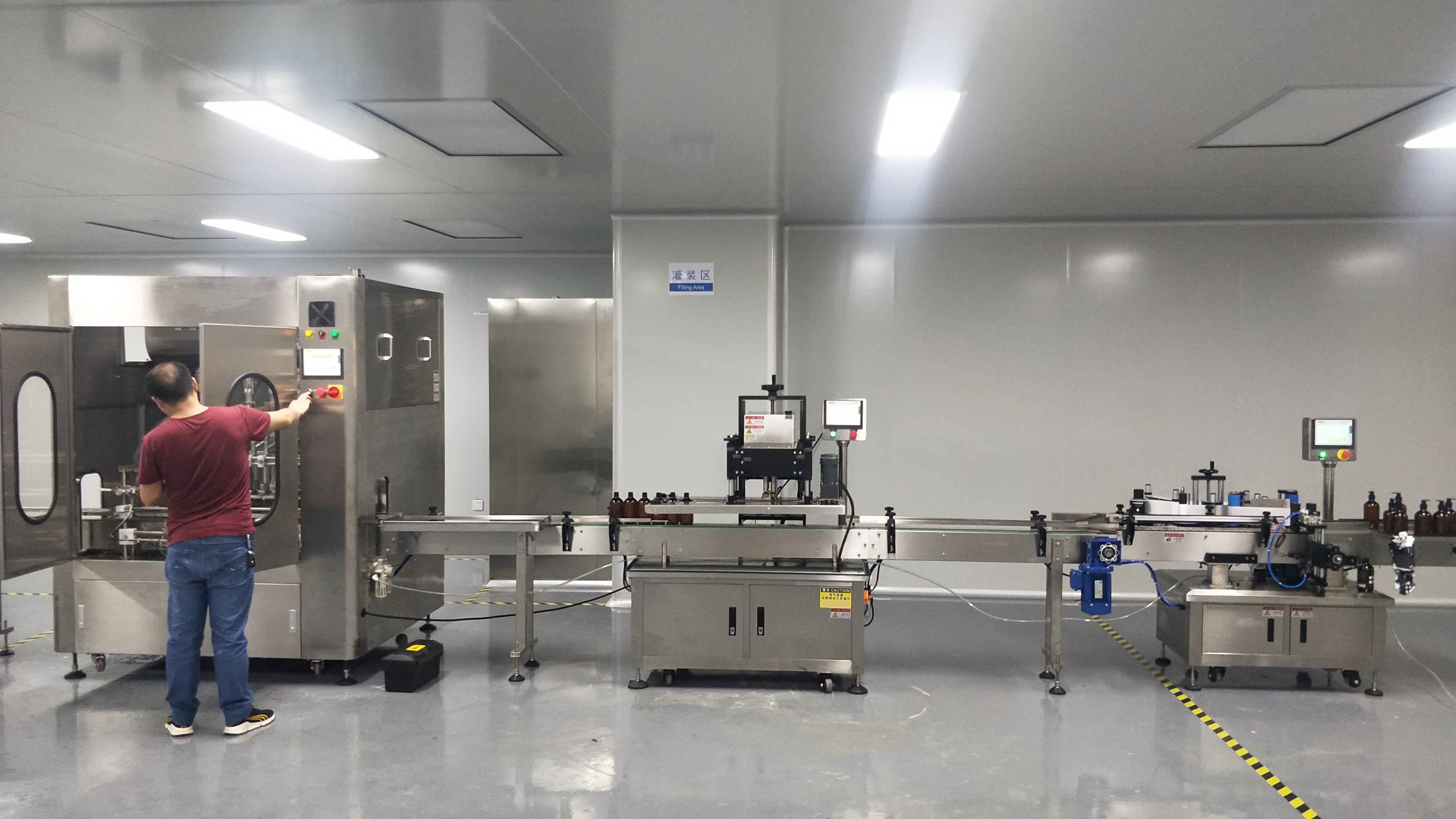 Shampoo/Handsanitizer/hand soap liquid/detergent/cosmetic/chemical filling packaging machine equipment with good price