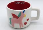 Gifts Spot Decal 3d Ceramic Mug In 2 Tone Colors For Valentines ' S Day