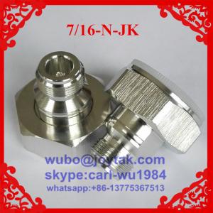 China DIN 7/16 adaptor All brass DIN 7/16 male to N female adaptor manufacturer in China wholesale