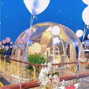 China Luxury Transparent Bubble Tent UV Protection ISO Party Dome Tent wholesale